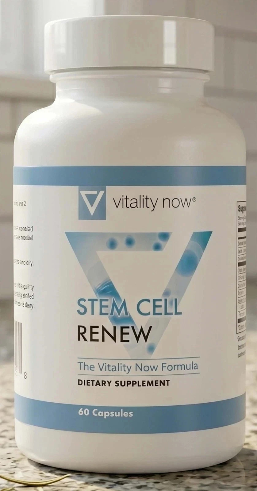 Stem Cell Renew by Vitality Now Dietary Supplement 60 Cap Pack of 3