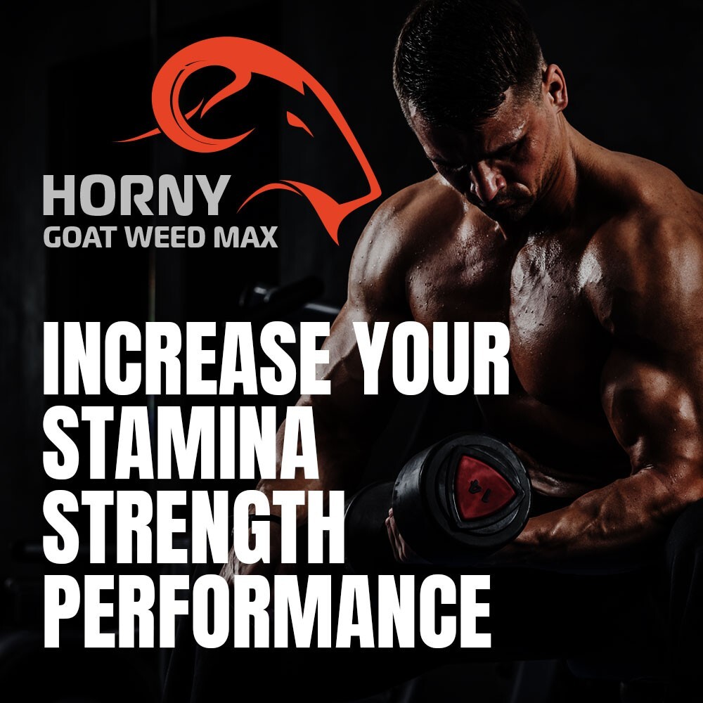 Horny Goat Weed Gummies with maca for Men – 60 gummies