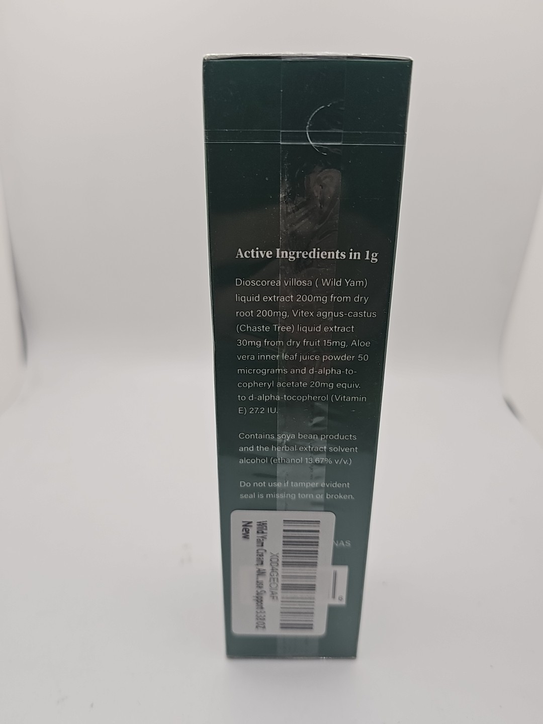 Anna’s Wild Yam Cream, 100g Topical Cream Menstrual & Menopausal Symptoms Relief