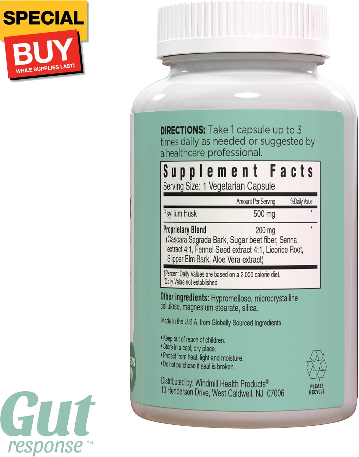 CleanSweep Capsules, Supports Healthy Bowel Movements, Digestive Health Support,