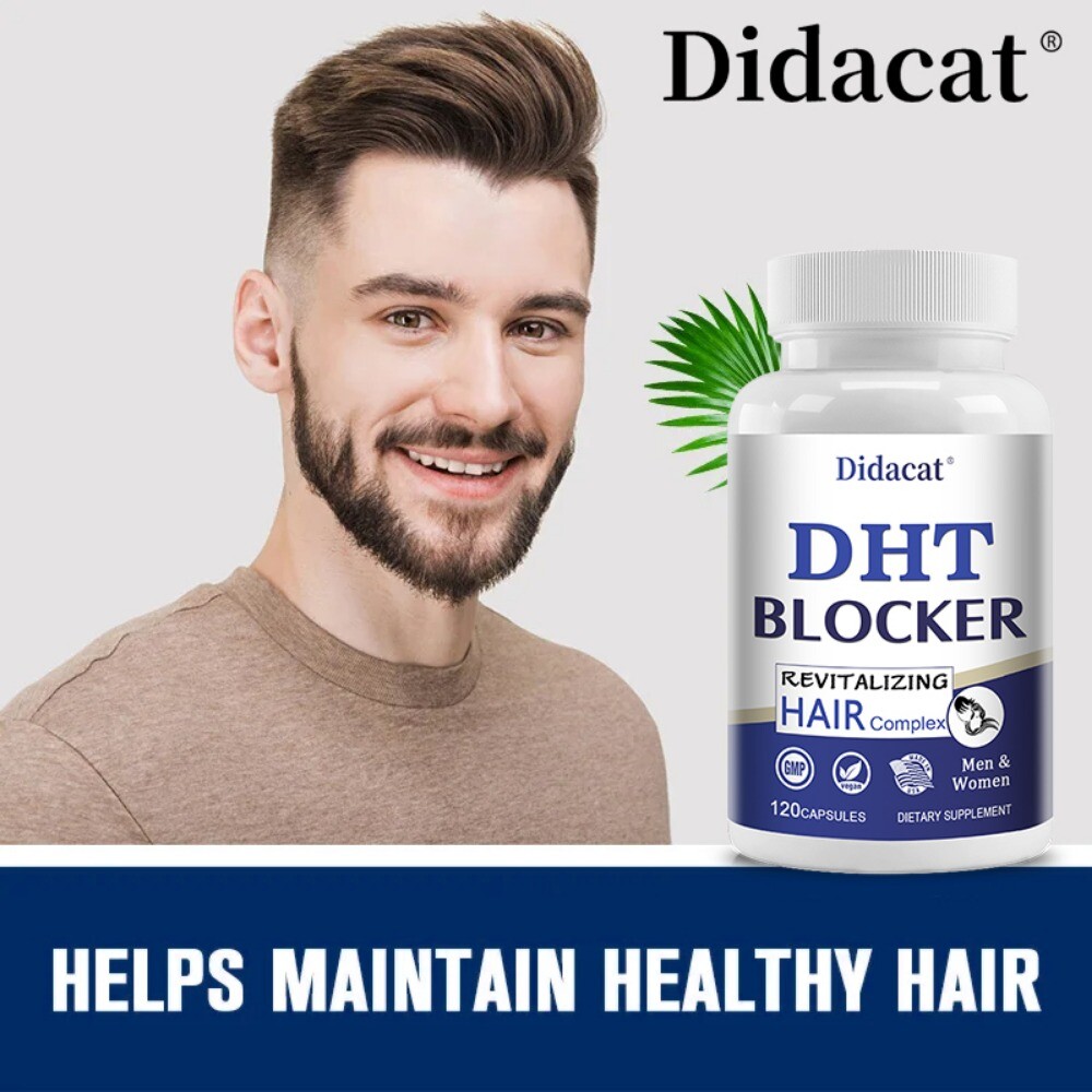 DHT Blocker – for Unisex, Anti-hair loss, biotin, healthy hair, nails and skin