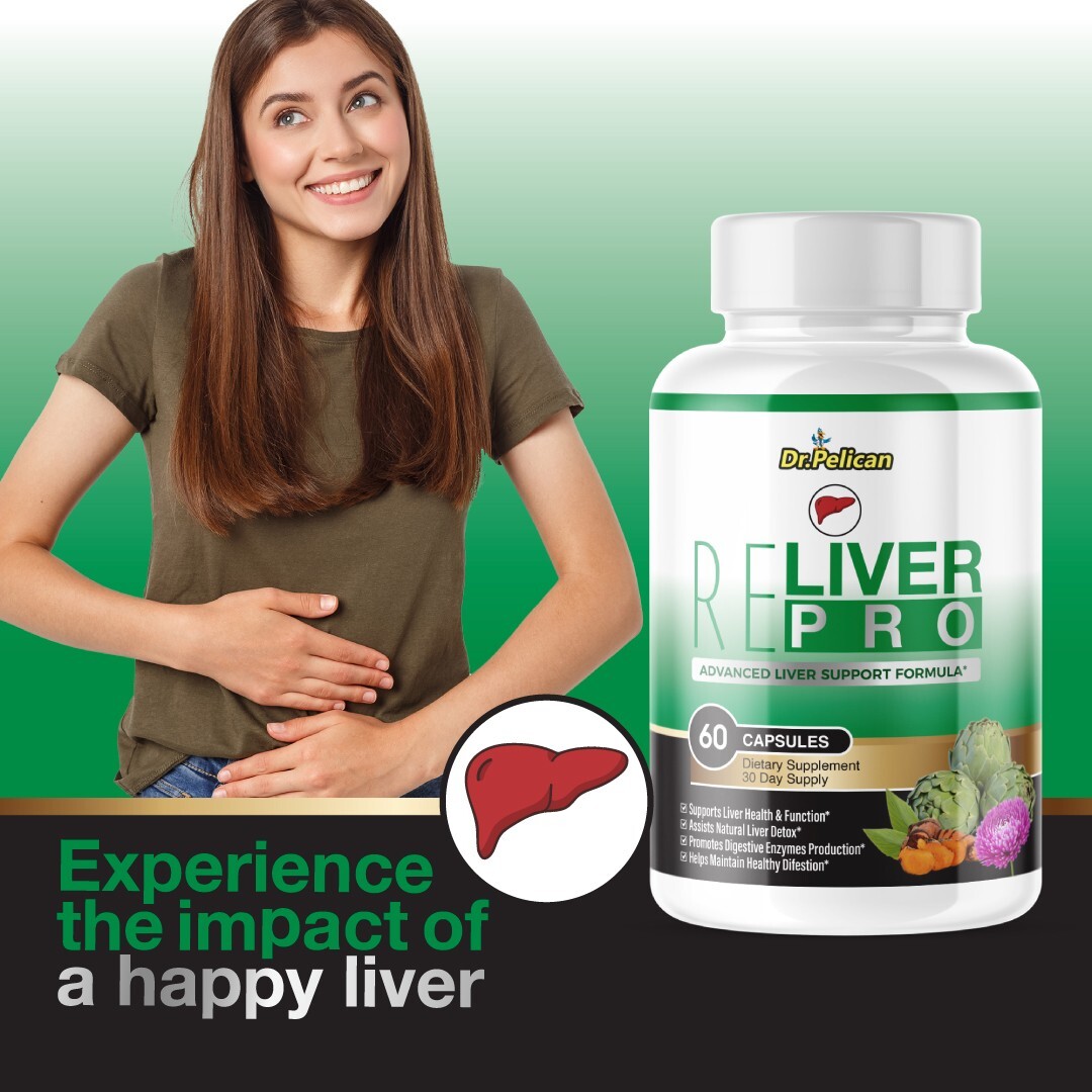 ReLiver Pro- Liver Support- 12 Bottles- 720 Capsules