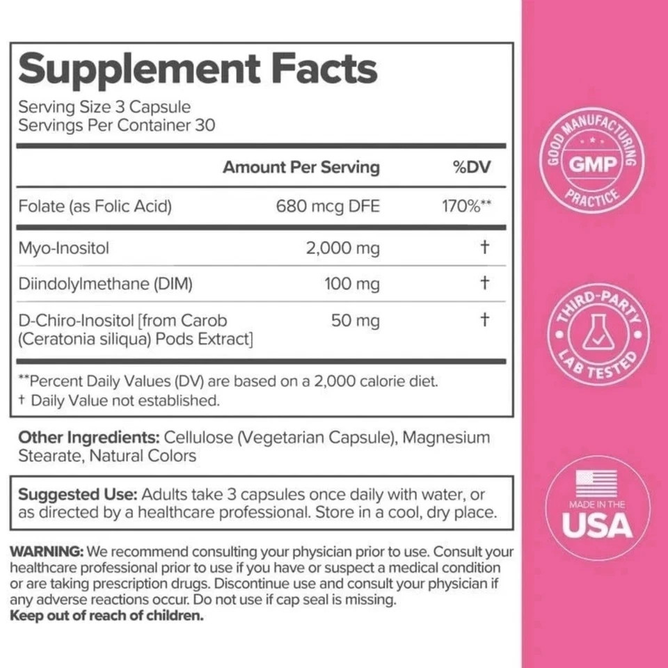 FLO Ovarian Support – 40:1 Inositol for Hormone Balance & Cycle Health