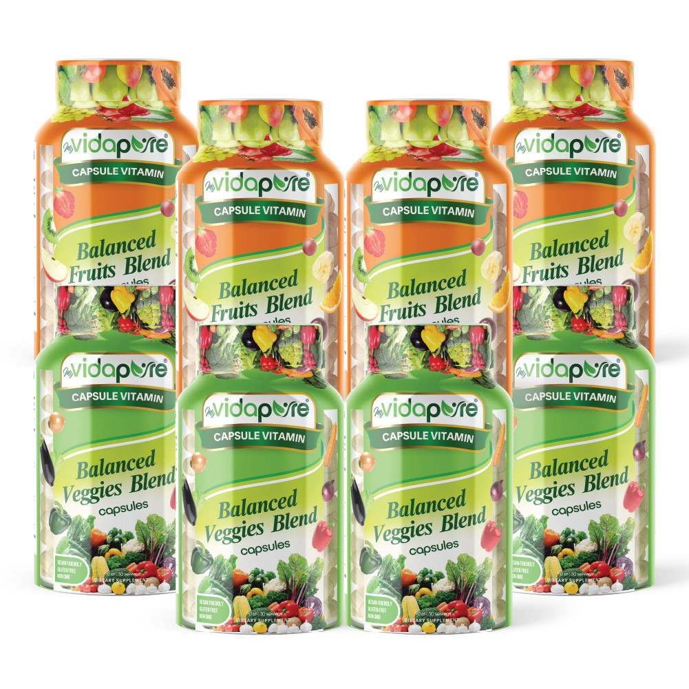 Fruits and Veggies 90 Fruit and 90 Veggie 4 PACK (Compare to Balance of Nature)