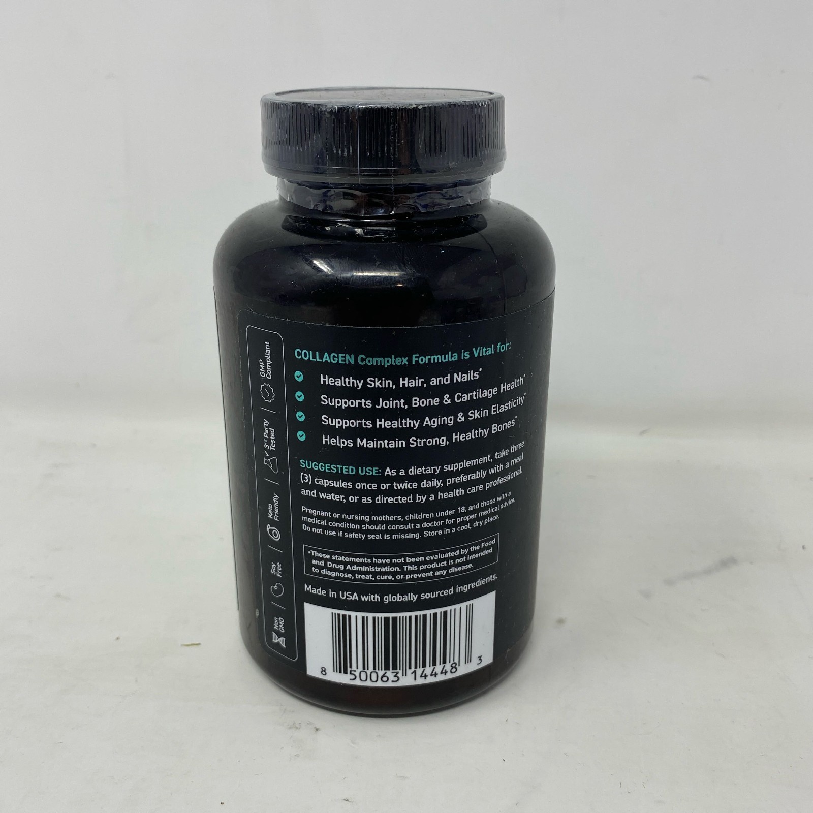 Vital Vitamins Multi Collagen Complex, Black Bottle – 150 Capsules