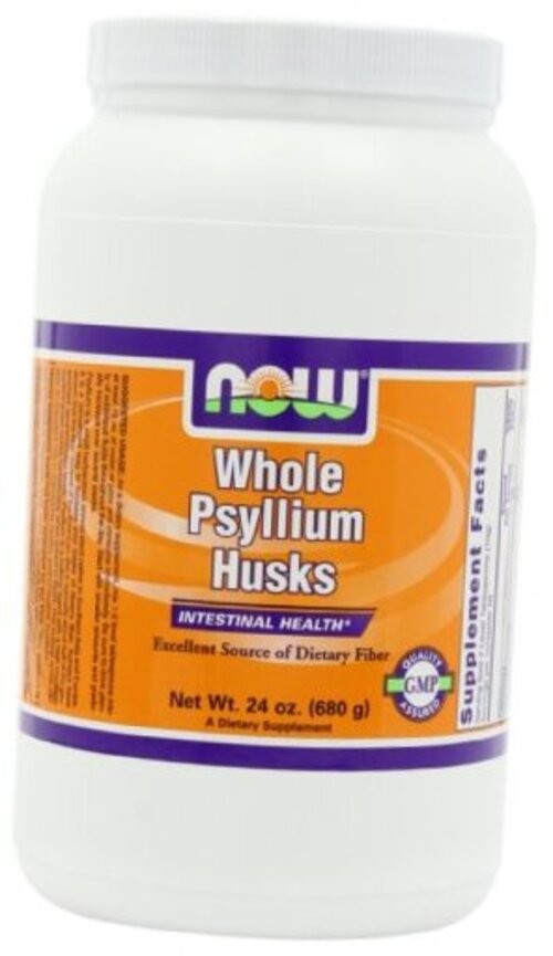 NOW Whole Psyllium Husk, 24-Ounce(Pack of 3)