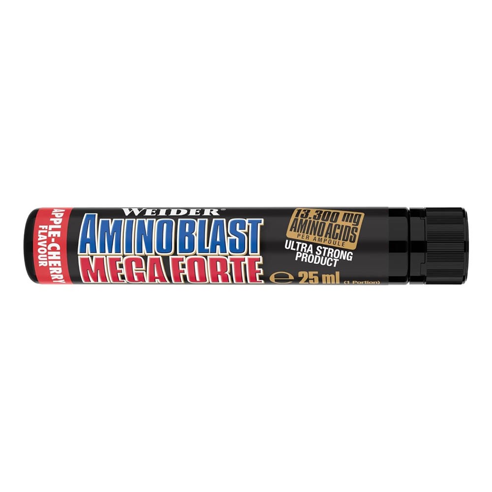 Weider Amino Blast Mega Forte 60x25ml Liquid Amino Acids Shots Apple Cherry