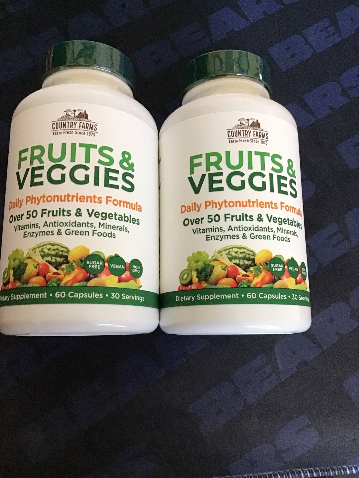 (2) Country Farms Over 50 Fruits And Veggies Antioxidants Vitamins Greens 12/27