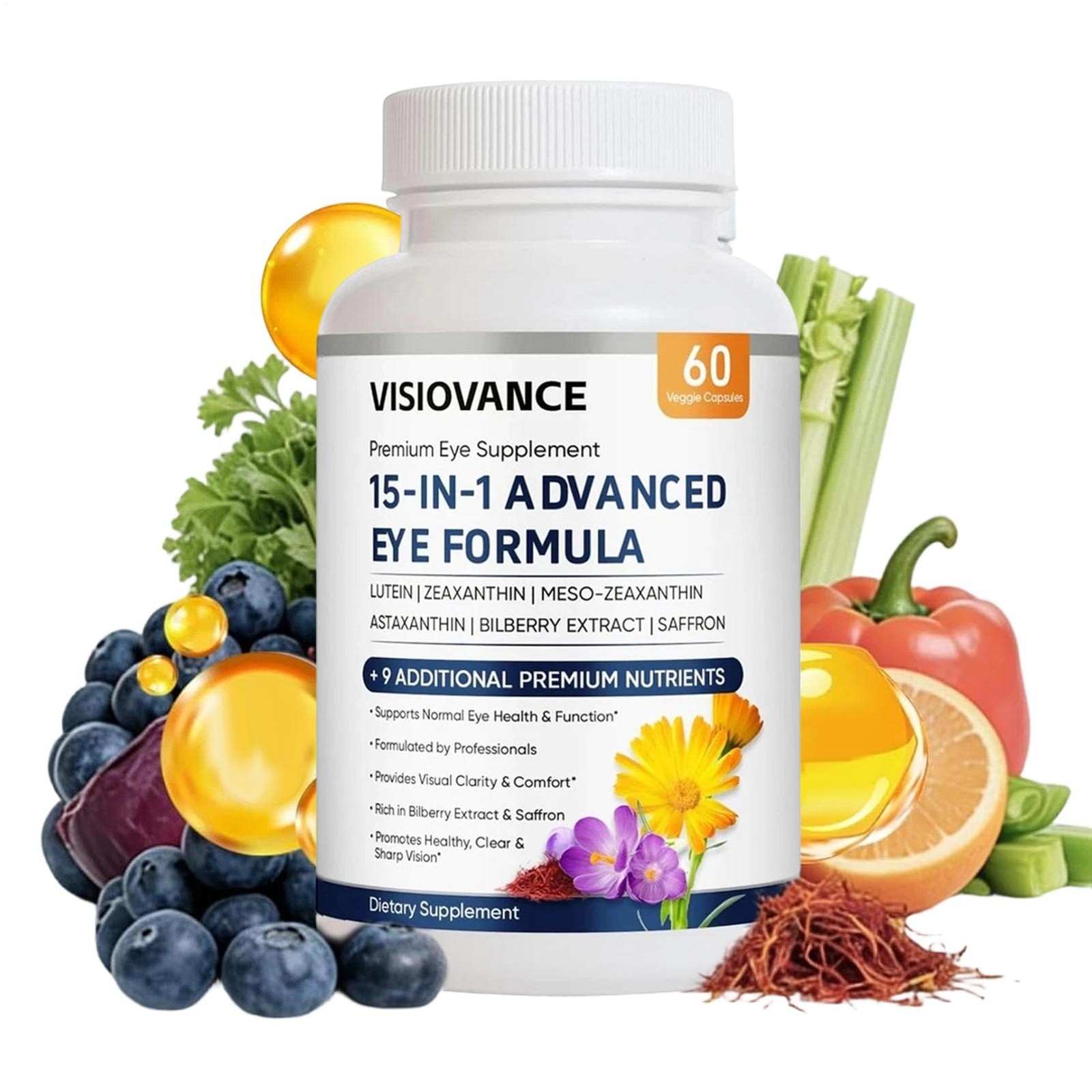 1~3 PACKS VisioVance 15 in 1 Improved Eye Formula – Neurobella Eye Formula