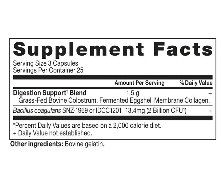 Ancient Nutrition Colostrum + Collagen 75 Capsules Exp 04/27