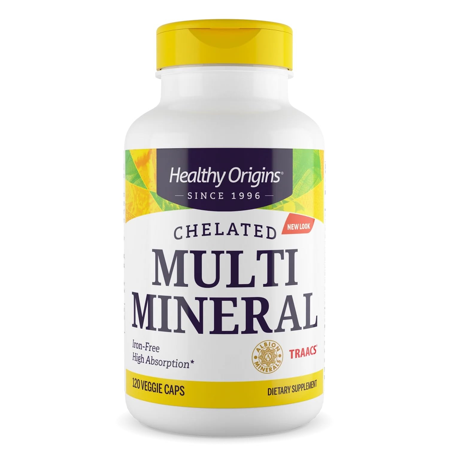 Healthy Origins Chelated Multi Mineral (Albion 120 Count (Pack of 1)