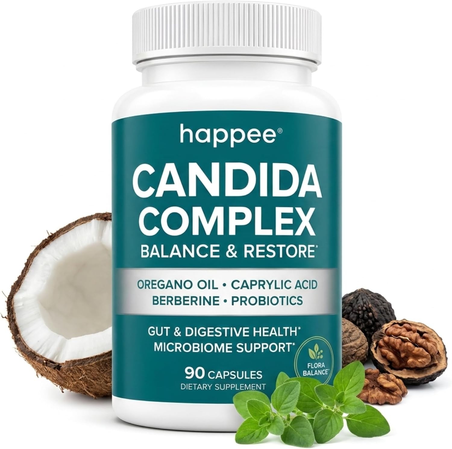 Candida Cleanse Detox Supplement Gut & Digestive Health Yeast Overgrowth Support