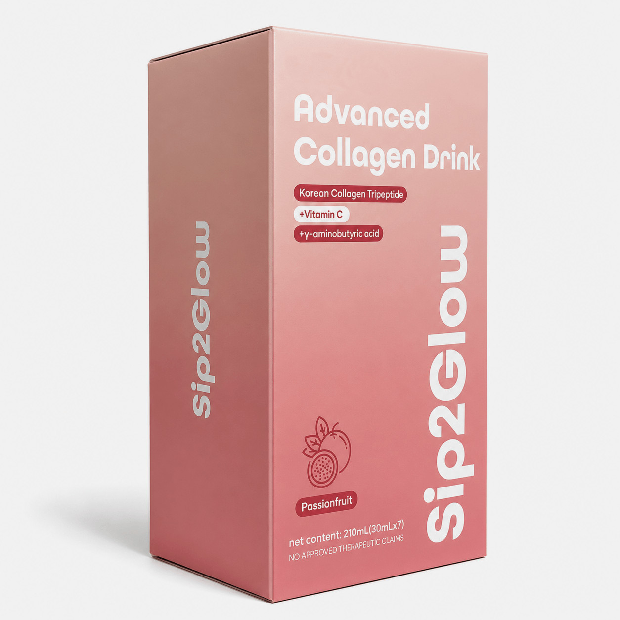 Sip2Glow Korean Collagen Drink 30mL x 7 Sachets Passionfruit