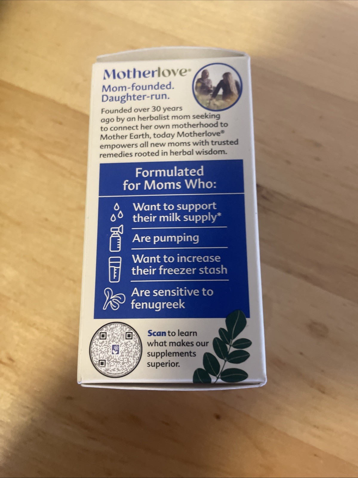 Motherlove More Milk Moringa (60 Liquid caps) Herbal Lactation Supplement 5/2030