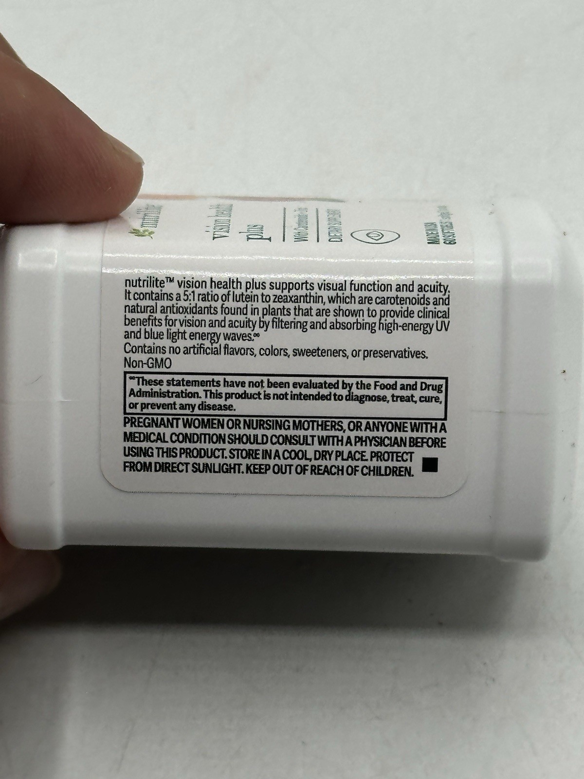 Nutrilite Vision Health Plus Carotenoids Zinc 60 Softgels Exp 01/2028