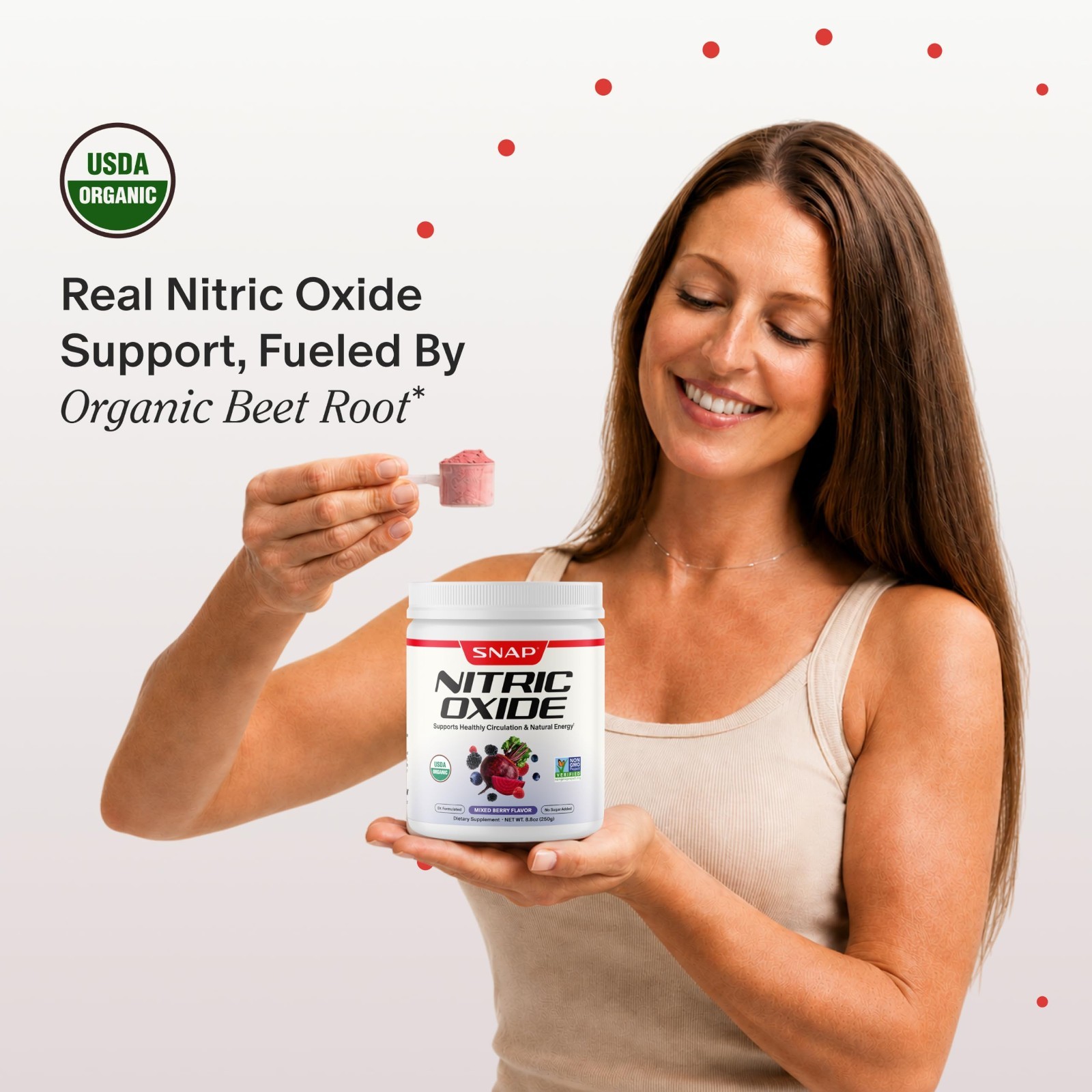 Organic Beet Root Powder – Mixed Berry, 30 Servings | Nitric Oxide Booster, Heal