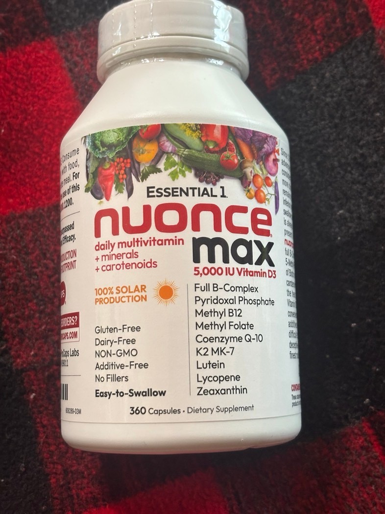 Andrew Lessman Essential 1 nuonce max 5000 IU D3 360 Capsules With BB Date 06/28
