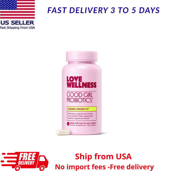 Love Wellness, Good Girl Vaginal Probiotic, 30 CT