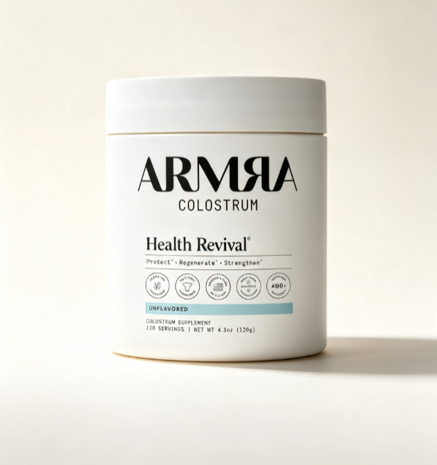 ARMRA Colostrum Health Revival Powder, Immune & Gut Support 120g