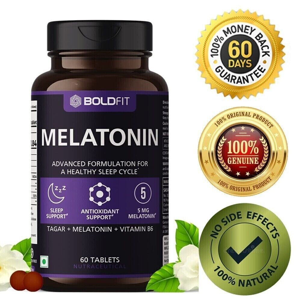 Boldfit Deep Sleeping Aid 60 Tabs | No Side Effect | 60 Day Money Back Guarantee