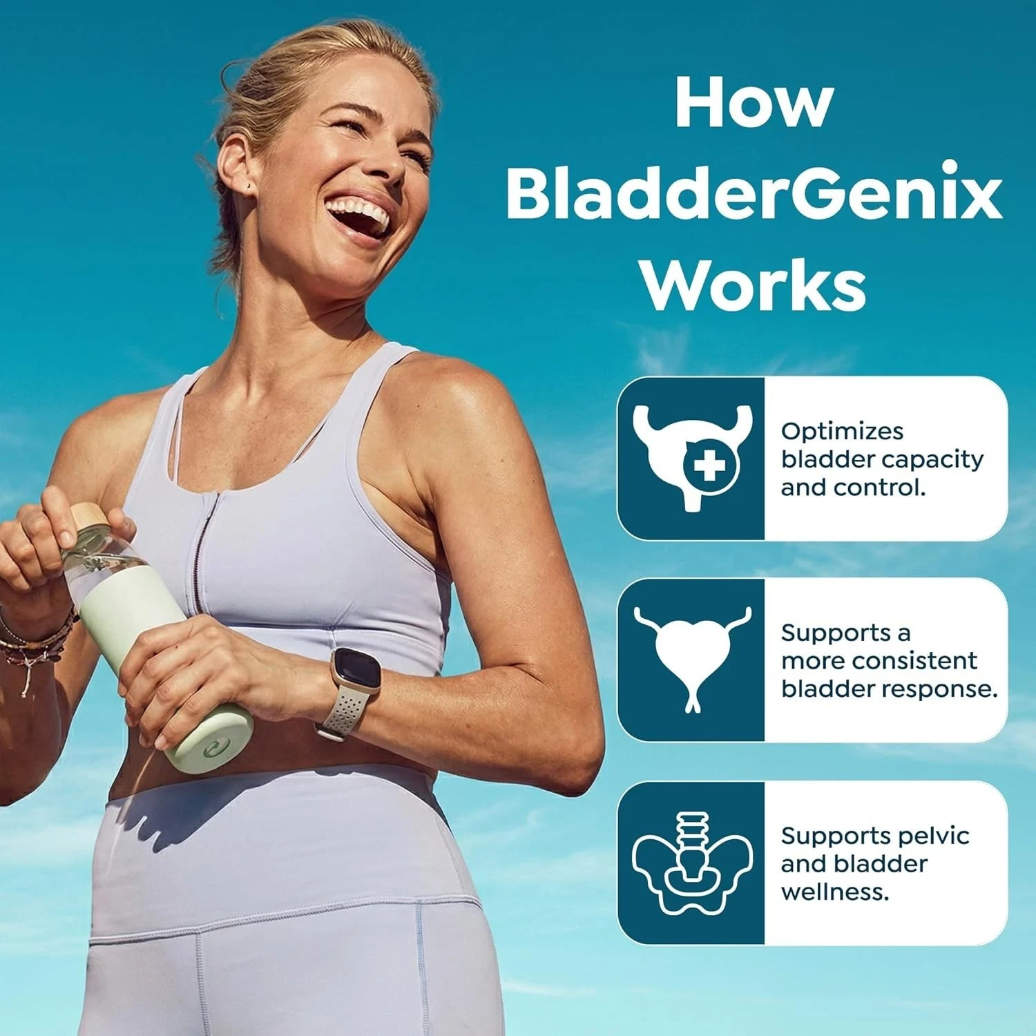 Bladdergenix Bladder Control Supplement for Women and Men for Urinary Urgency