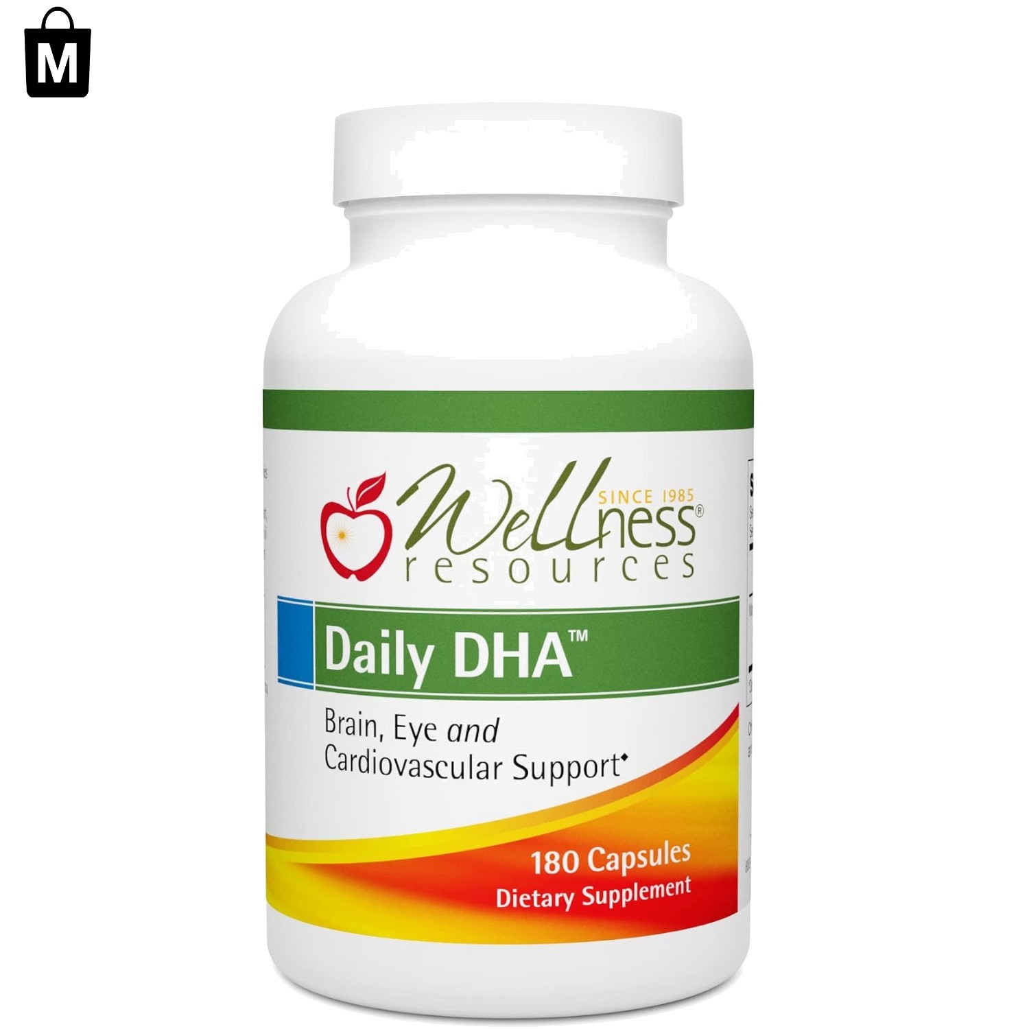 Daily DHA – Pure Triglyceride Fish Oil for Optimal Brain Function & Mood Support