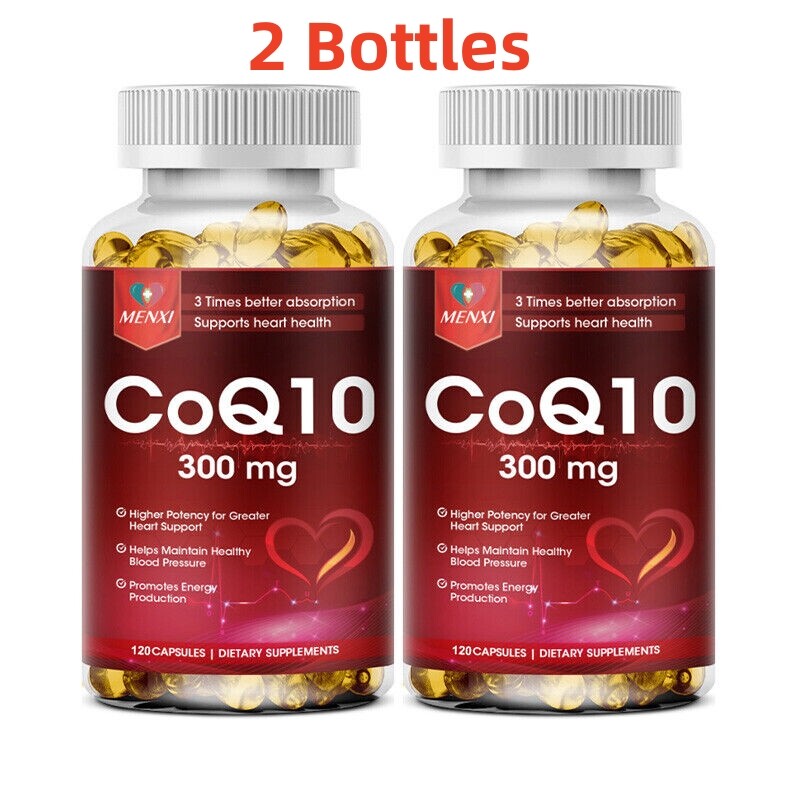 CoQ-10 300mg 240 Softgels Coq10 Co Q10 Coenzyme Heart Support NON GMO