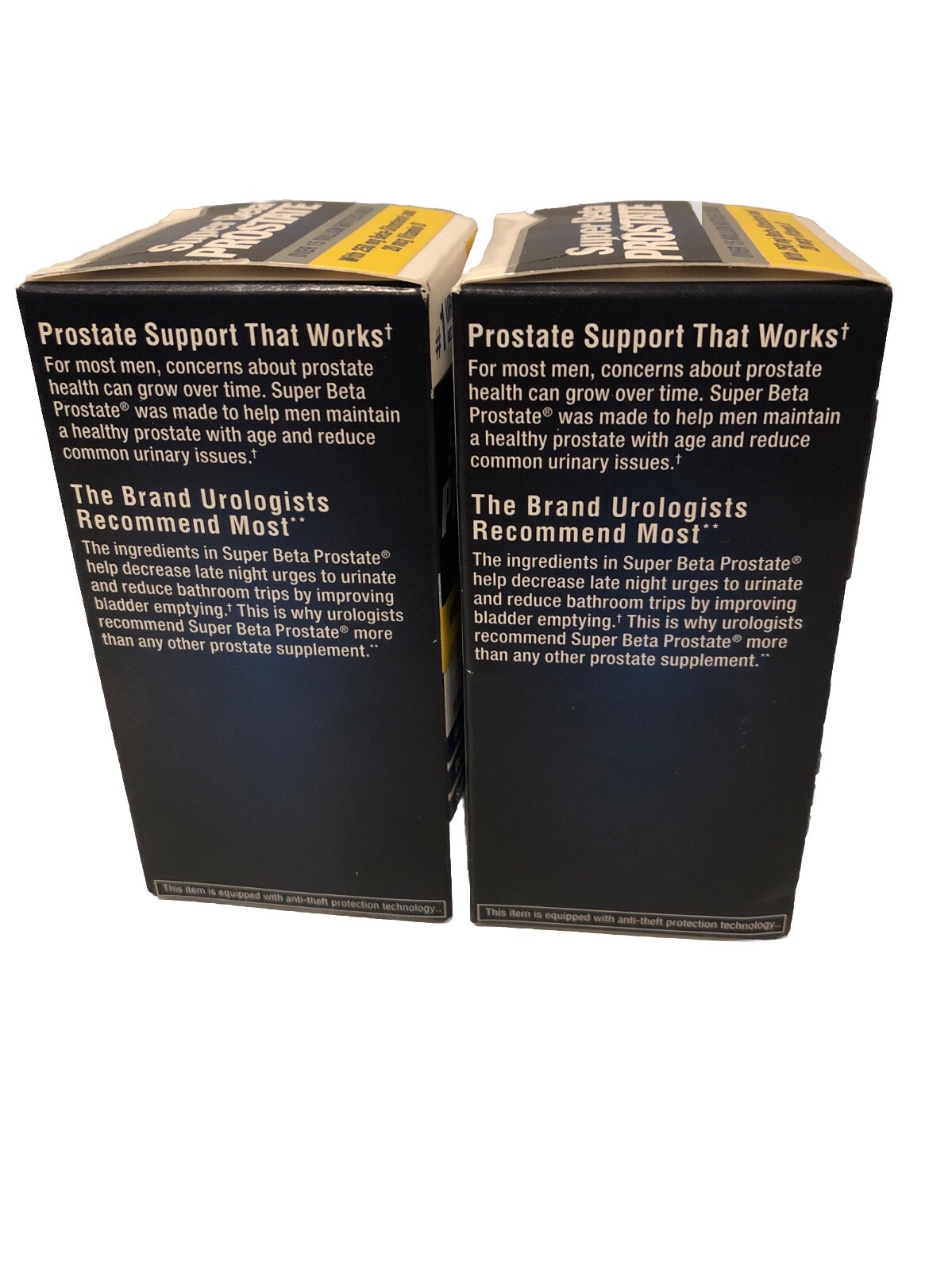 SUPER BETA PROSTATE Beta Sitosterol Vitamin D 2 Bottles 60 Caplets EachExp 11/26