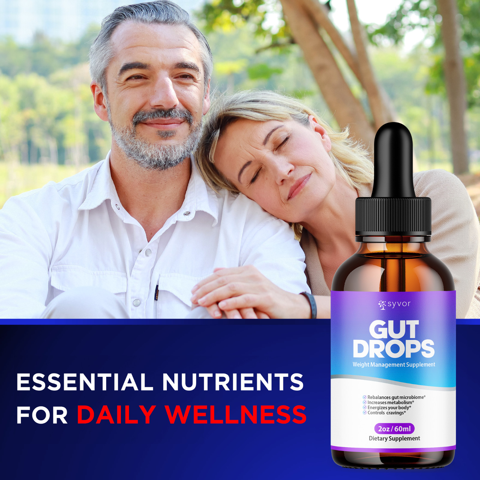 5 Pack – Gut Drops Max Strength Keto Formula Weight Management Supplement 60ML