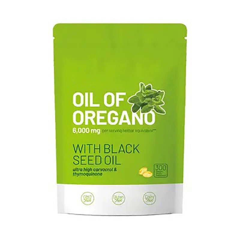 2 in 1 Oil of Oregano & Black Seed Softgels Oil – 6000mg,Immune Support 2026 NEW