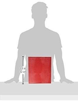 Magnetic Self-Stick 3-Ring Photo Album 100 Pages (50 Sheets), Red