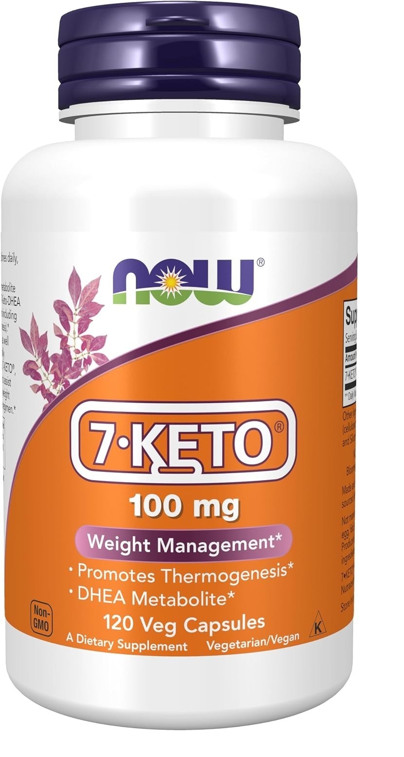 NOW Foods 7-KETO® 100 mg 120 Veg Capsules