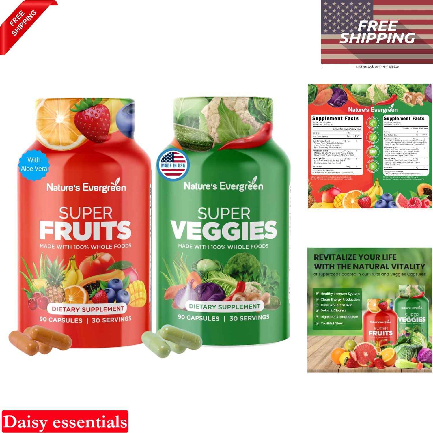 AUTHENTIC Balance of Nature Whole Food Fruits and Veggies Produce All Natural…