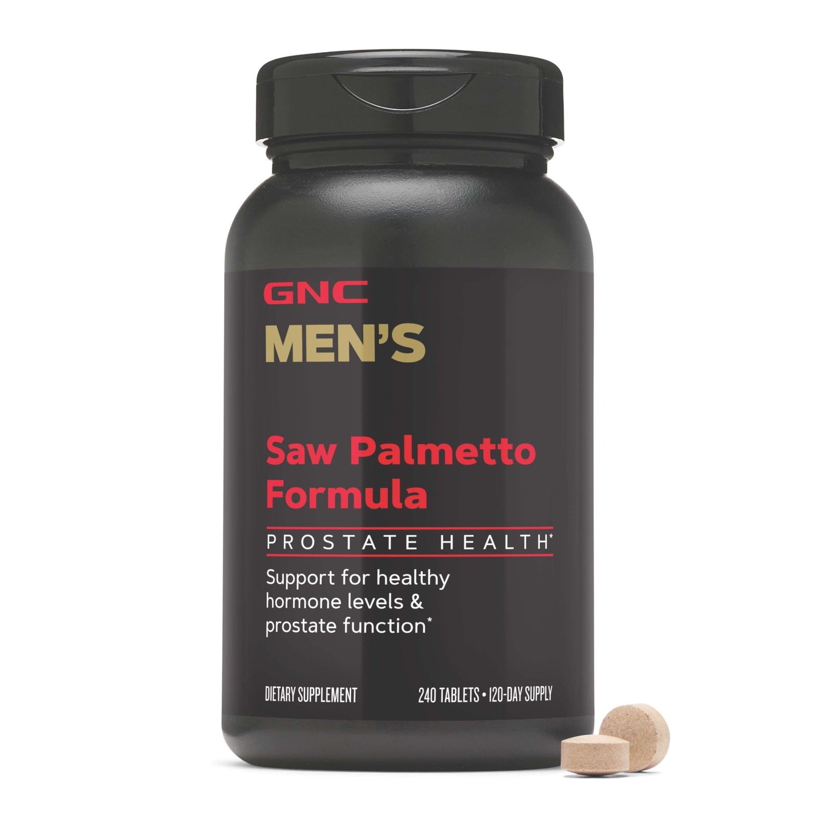 Mega Men Saw Palmetto Supplement for Men – Healthy Hormone Support, 240 Tablets