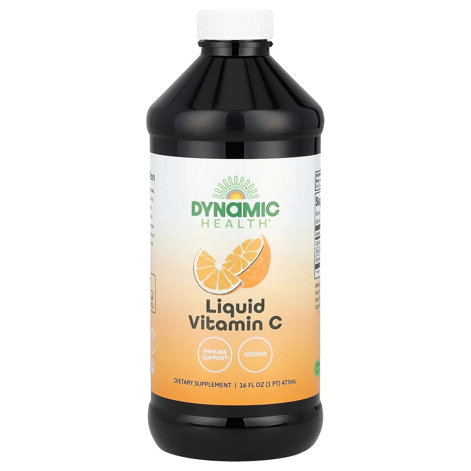 Dynamic Health Liquid Vitamin C (1000mg) 16 fl. oz Each (Pack of 4)