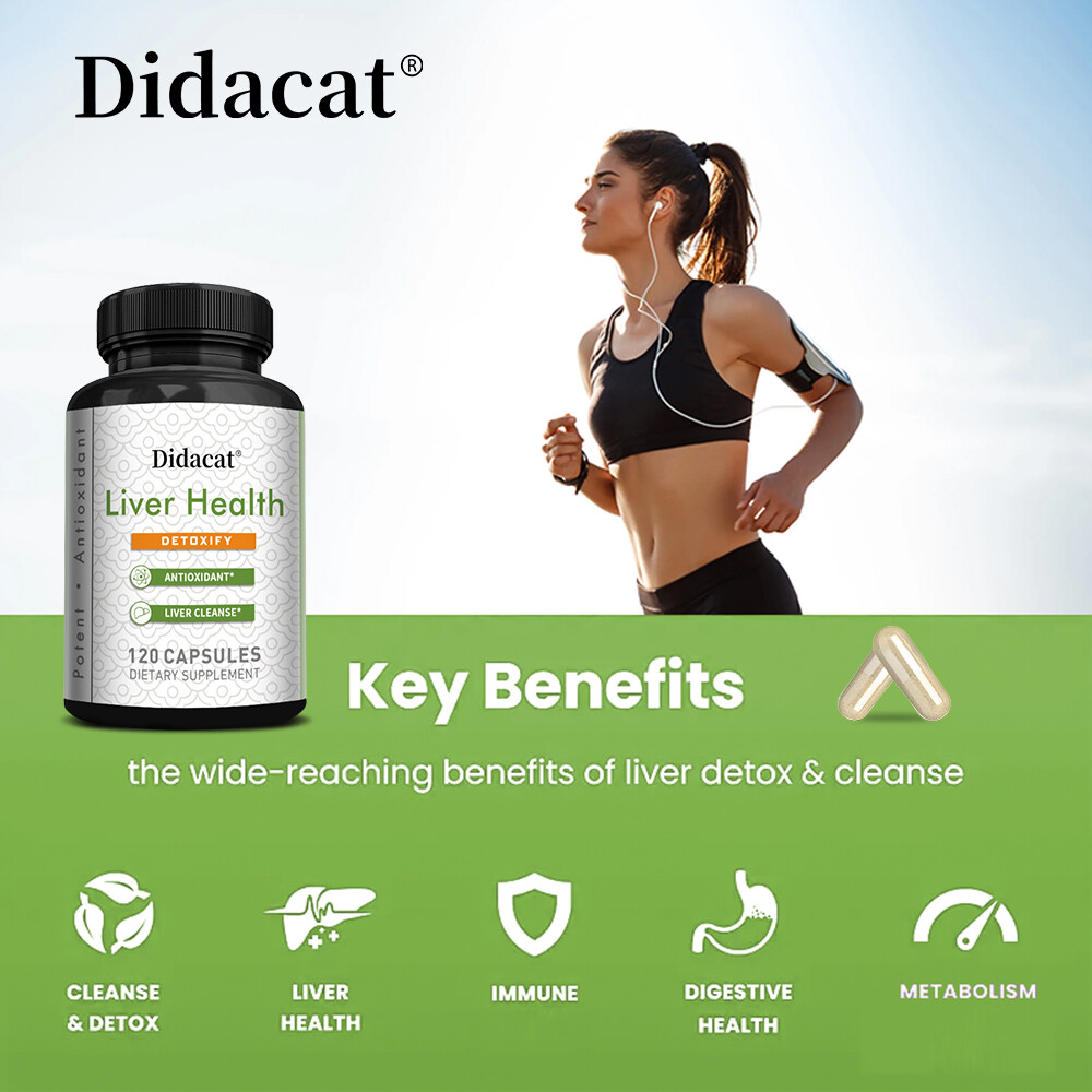 Liver Health Cleanse Repair Capsules Detox Cleanser Supplements Men Women