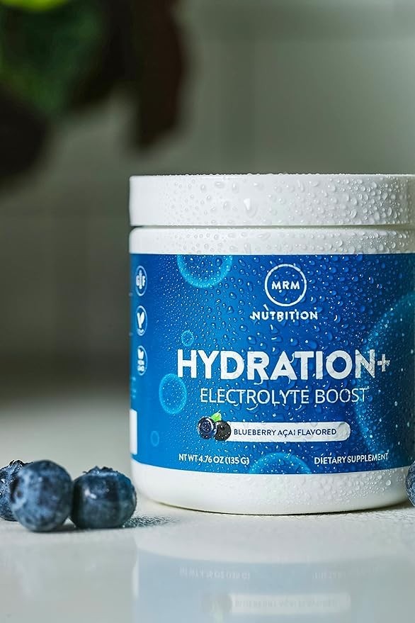 MRM Nutrition Hydration + Blueberry Açai Flavored Electrolyte Boost Cellular