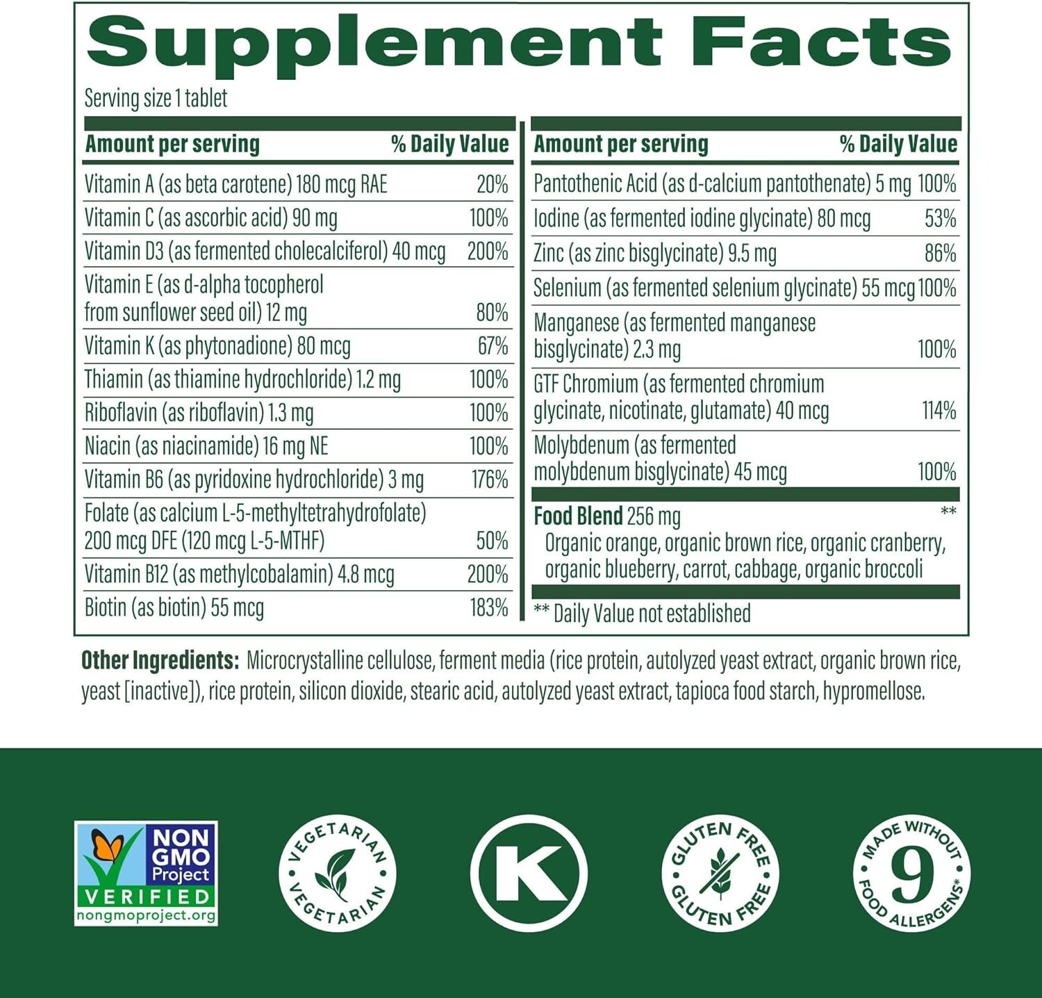 MEGAFOOD WOMENS 55+ ONE DAILY MULTIVITAMIN (90 Count)