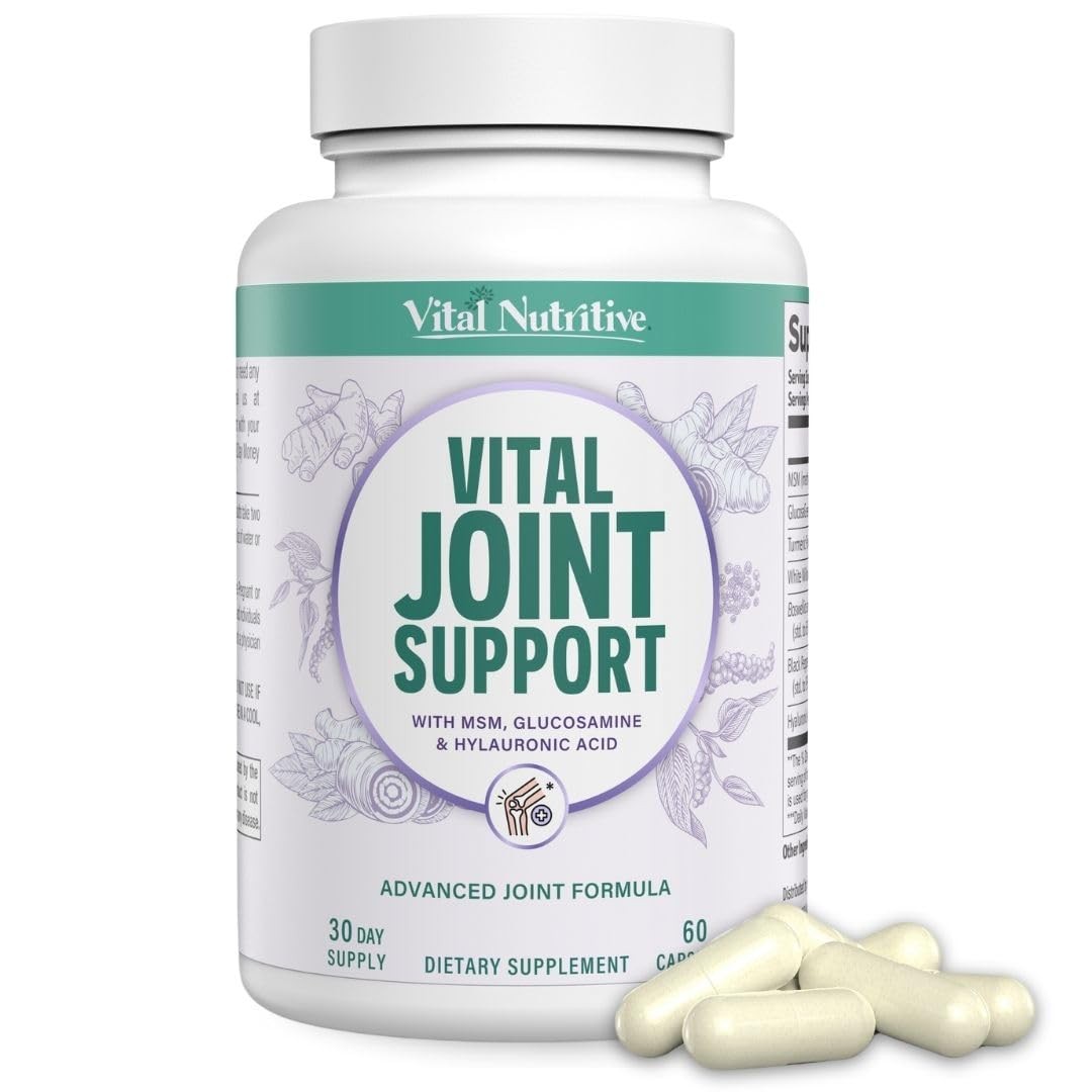 Vital Nutritive Joint Support Supplement for Men and Women – Glucosamine, MSM…