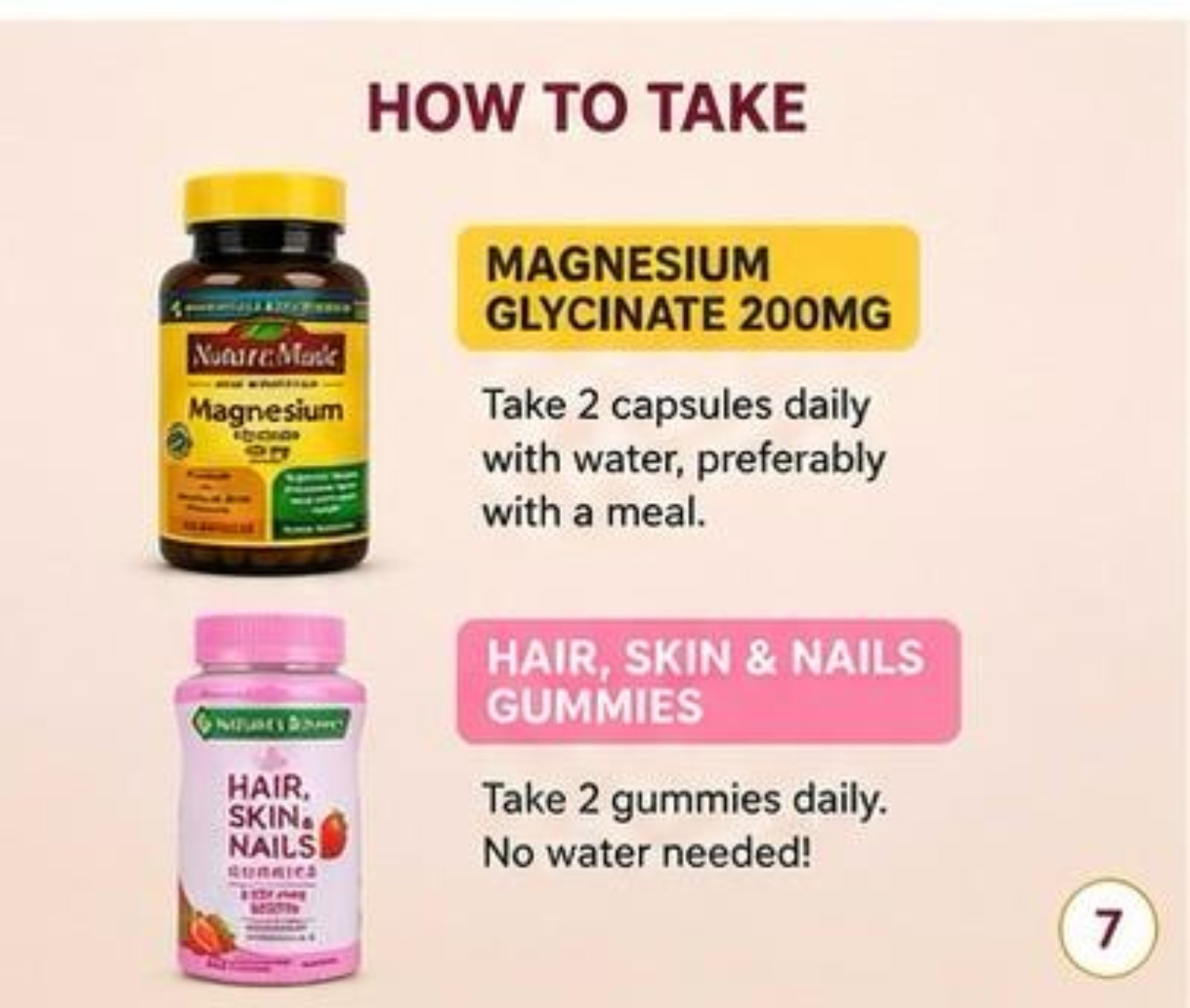 Nature Made High Absorption Magnesium Glycinate 200mg 180 Capsules New