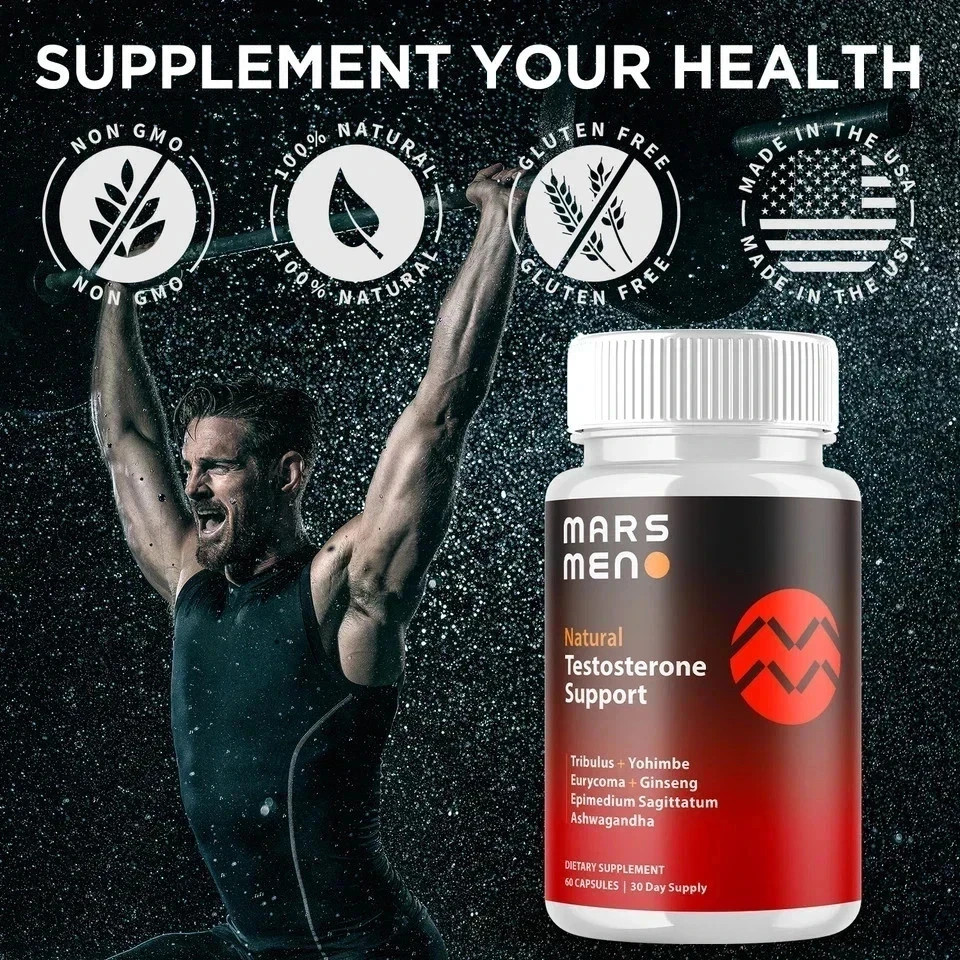 (3 Pack) Mars Men for Men innovative Max Formula Vitamin Supplement 180 Capsules