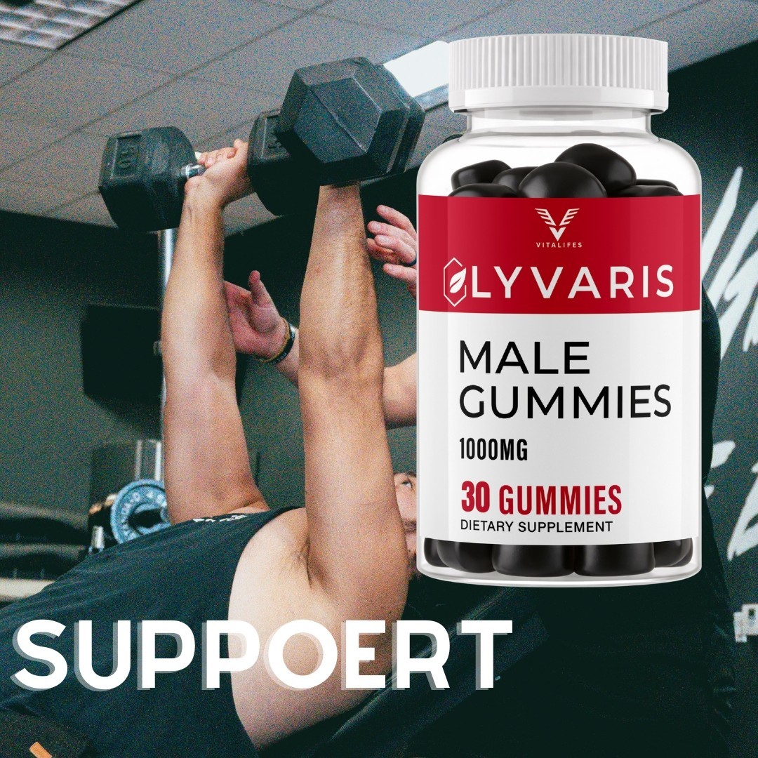 (1 Pack) Lyvaris Male ACV Gummy Male Health Support Formula Ly Varis 30 Gummies
