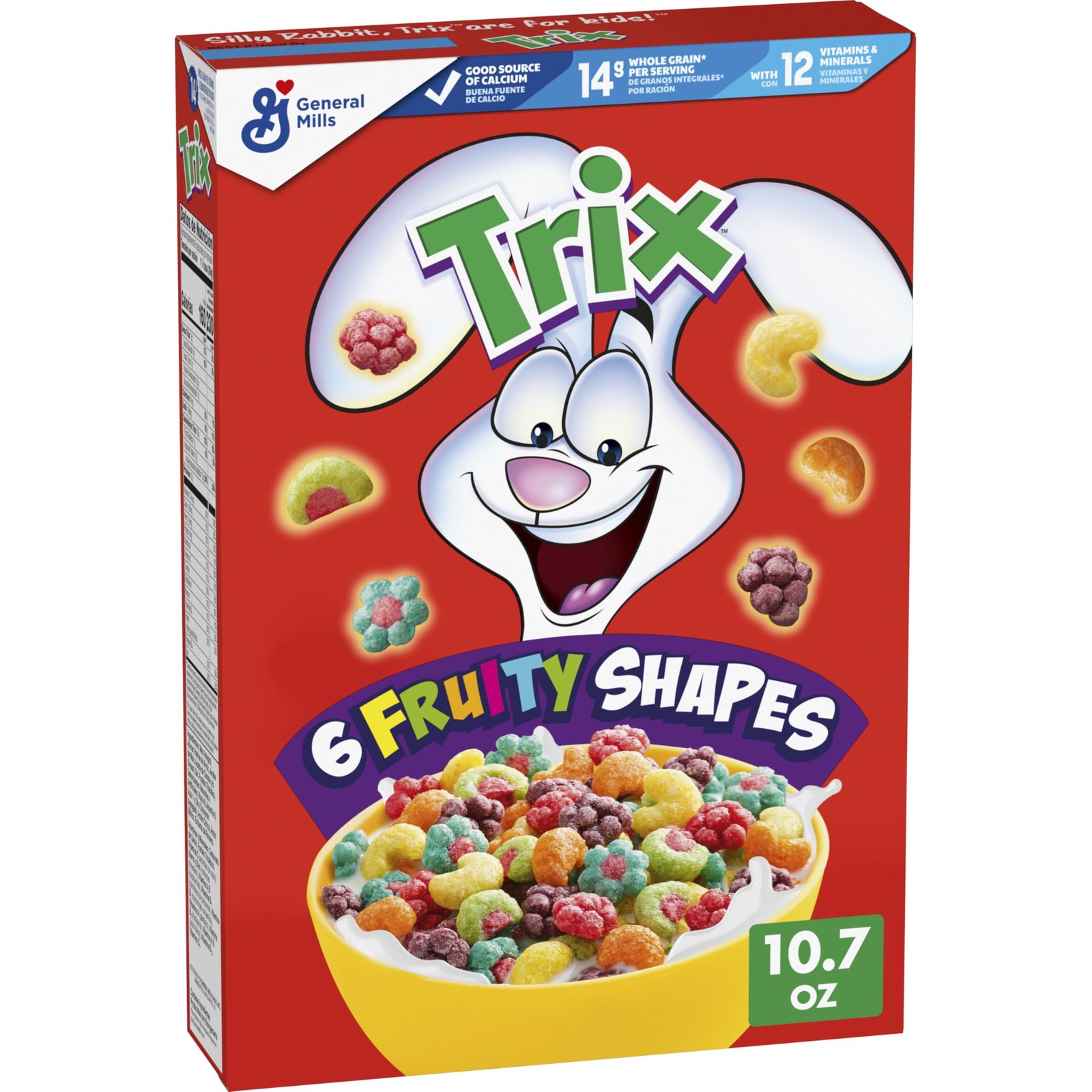 Trix Breakfast Cereal, 6 Fruity Shapes, Made with 10.7 Ounce (Pack of 1)