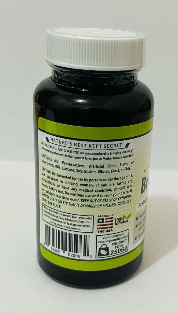 Herbal Secrets Bromelain 500 mg 120 Tablets Non-GMO Proteolytic Enzime Support