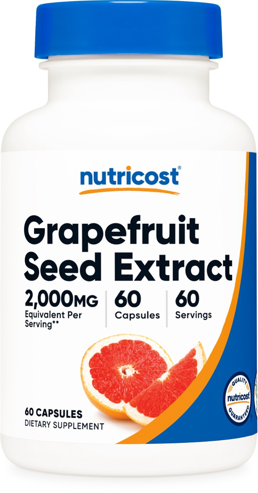 Nutricost Grapefruit Seed Extract 2,000mg, 60 Vegetarian Capsules