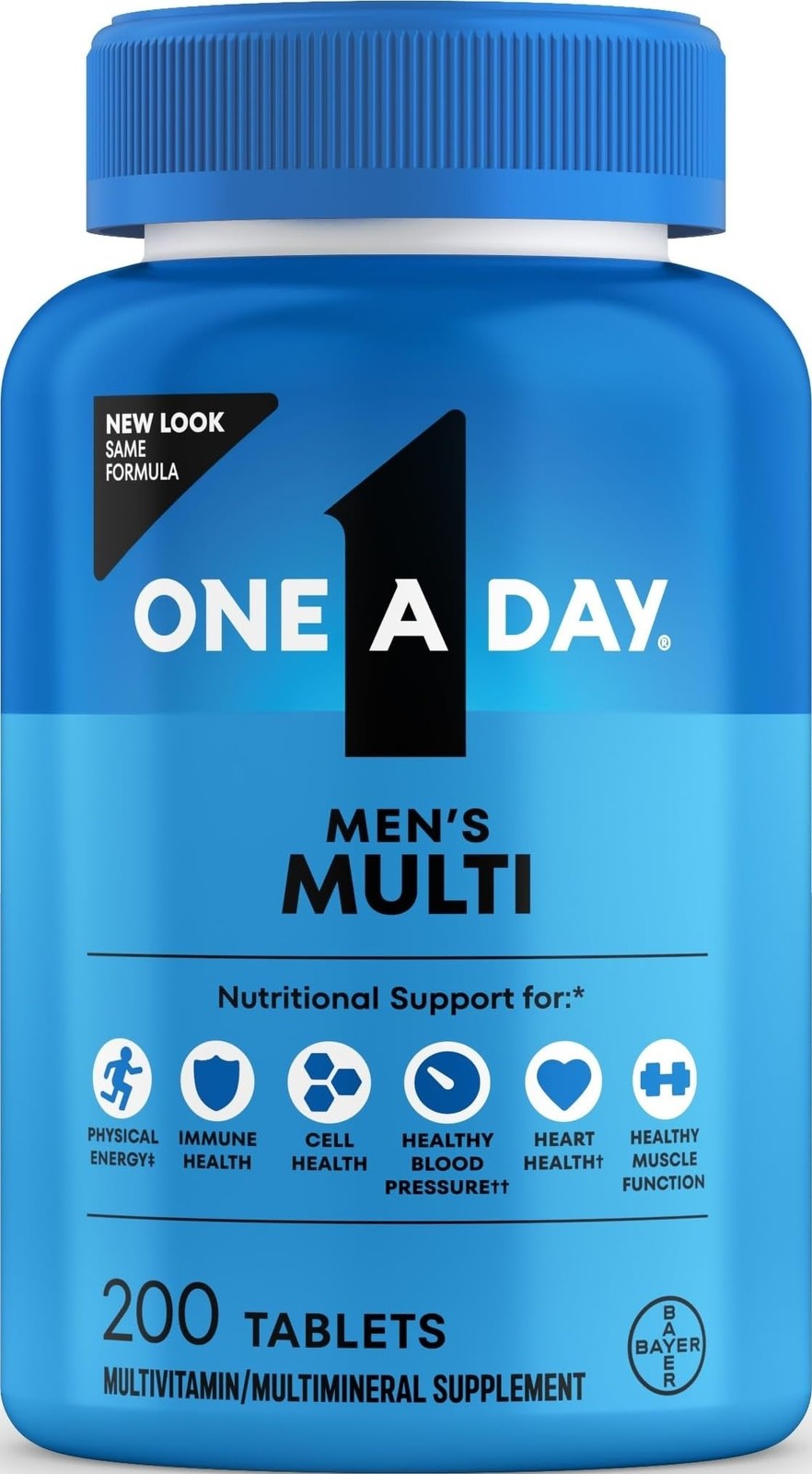 One A Day Multivitamin for Men Daily Mens Multivitamins with Vitamin D, Zinc…