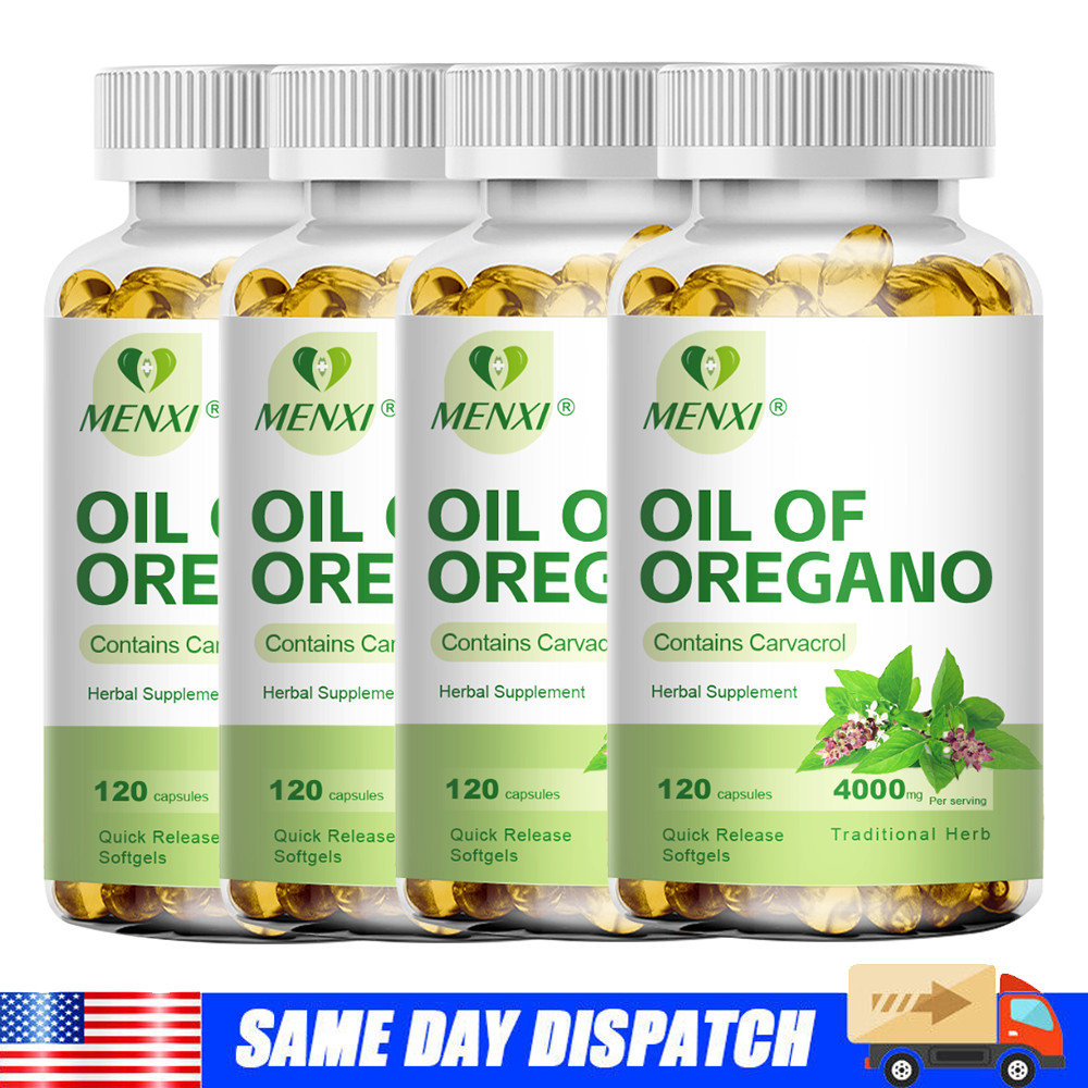 Oil of Oregano Capsule 4000mg – Digestive Health, Immune Support With Carvacrol