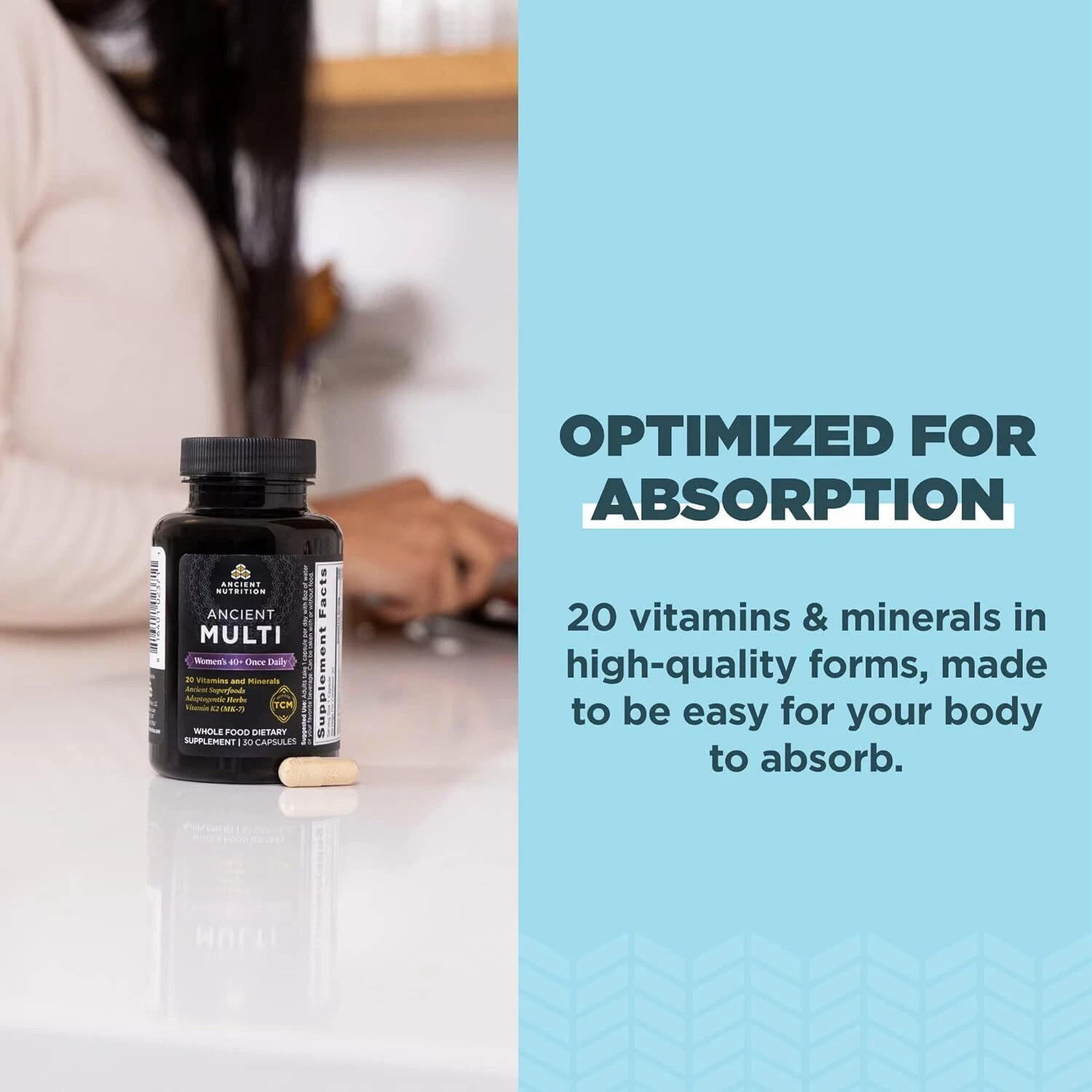 Ancient Multi Women’s 40+ Once Daily Vitamin Supplement 30ct