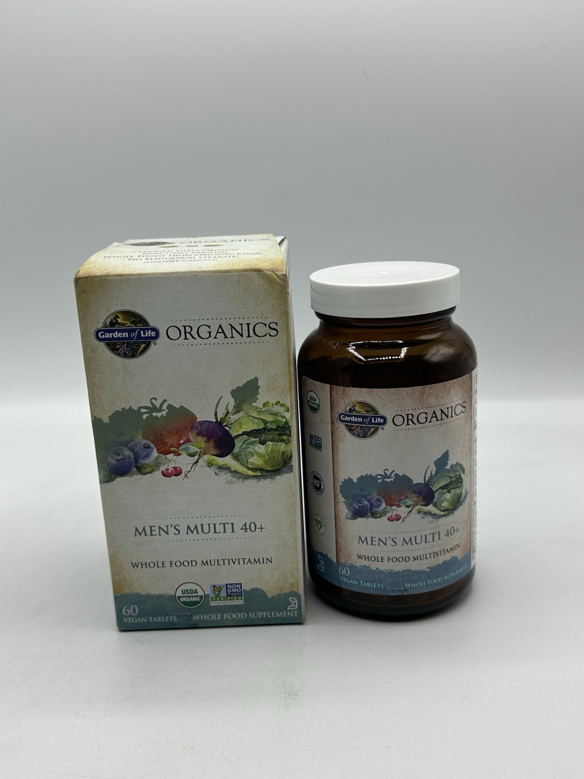 Garden of Life mykind Organics Men’s Multi 40+ 60 Tablets EXP 09/2026
