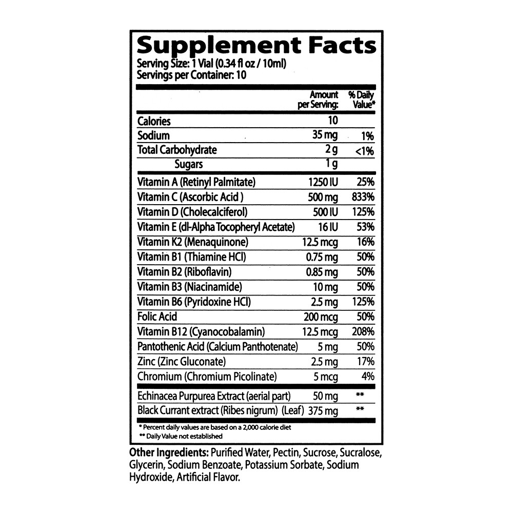 NEUROBION – IMMUNE SUPPORT – LIQUID DIETARY SUPPLEMENT – 10 VIALS